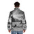 Nikola Tesla Lightning Puffer Jacket featuring electromagnetic design - men back