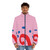 Gary the Snail Cartoon Character Puffer Jacket - men front