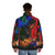 Gary Moore portrait art puffer jacket featuring a tribute to the legendary musician - men back
