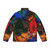 Gary Moore Tribute Portrait Art Puffer Jacket - Back