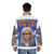 Garth Algar wearing the iconic pubes puffer jacket from the 90s comedy Wayne's World - men back