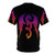 Enchanting dragon silhouette t-shirt featuring a mythical creature design - Back