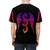 Enchanting dragon silhouette t-shirt featuring a mythical creature design - men back