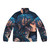 Mythical sea creatures puffer jacket featuring legendary beasts and fantasy creatures