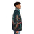 Puffer jacket featuring mythical sea creatures and enchanted animals - men side right