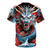 Vibrant Chinese zodiac dragon design printed on a high-quality t-shirt - Back