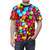 Vibrant Smarties candy graphic printed on a high-quality t-shirt - men front