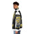 Spongebob puffer jacket in vibrant colors with gangsta rap inspired graphics - men side left