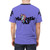 Majestic unicorn t-shirt design with rainbow, fantasy elements - men back