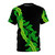 Vibrant graphic tee featuring a tropical Hawaiian floral pattern
