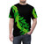 Vibrant graphic tee featuring a tropical Hawaiian floral pattern - men front