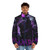 Gambit X-Men Puffer Jacket with Marvel Superhero Design - men front