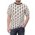Mahjong tile bird graphic t-shirt with Asian-inspired design - men front