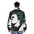 Sid Vicious punk pop art puffer jacket with Sex Pistols inspired design - men back