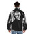 Sinead O'Connor inspired music puffer jacket with alternative and indie rock design - men back