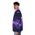 Galaxy Pepe Rare Puffer Jacket featuring the iconic Pepe the Frog meme - men side left