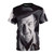 Retro black and white graphic t-shirt featuring Australian country singer Slim Dusty