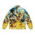 Salvador Dali-inspired puffer jacket featuring the Galatea of the Spheres artwork - Back