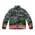 Grave Digger monster puffer jacket with monster truck graphic