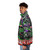 Grave Digger monster puffer jacket with monster truck graphic - men side left