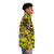Shrek puffer jacket with green and brown design featuring Shrek and Donkey characters - men side right