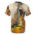 Watercolor electric guitar art t-shirt for music fans and guitarists - Back