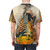 Watercolor electric guitar art t-shirt for music fans and guitarists - men back