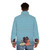 Moi Aussi Marianne Puffer Jacket in the style of Pierrot le Fou, the iconic French New Wave film - men back