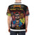 Retro doobie AOP graphic t-shirt with a vintage rock music design - men back