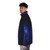 Milky Way puffer jacket with stars and galaxy design - men side left