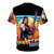 Madmartigan character from the movie Willow featured on a retro 80s-style t-shirt - Back