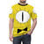 Graphic t-shirt design featuring a mysterious yellow eye, inspired by the character Bill Cipher from the Gravity Falls TV show - men front