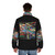 Midnite Akae Got Rastafarian Reggae Puffer Jacket - men back
