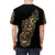 Colorful AOP t-shirt featuring a scientific illustration of Malagasy frogs - men back