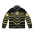 Anime style cosplay puffer jacket with colorful design