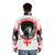 Shirley Chisholm puffer jacket featuring pop art design - men back