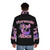 Mermaid-inspired pink puffer jacket - men back