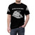 Post-apocalyptic themed t-shirt featuring a turbocharged V8 engine and road warrior design - men front