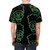 Green Skull Chef All Over Print T-Shirt - men back