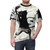 T-shirt featuring a Reservation Dogs-inspired graphic design in a graffiti-inspired style, representing contemporary native american art. - men front