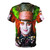 Mad Hatter Inspired T-shirt Design Featuring Alice in Wonderland Characters - Back