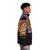 Shindy Mandarins 2021 Merch Puffer Jacket in baby blue signature colorway - men side right