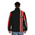 Mass Effect N7 Red Puffer Jacket featuring the iconic N7 logo - men back