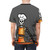 Skeleton Chef Cooking T-Shirt with a spooky skeleton in chef's uniform - men back