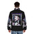 Motionless In White Puffer Jacket featuring the band's logo and Chris Cerulli's design - men back