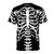 Skeleton rib cage design printed on a high-quality t-shirt