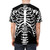 Skeleton rib cage design printed on a high-quality t-shirt - men back