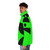 Shego costume puffer jacket for Halloween - men side left