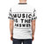 Stylish Music Lover T-shirt with Motivational House Music Design - men back