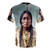 Sitting Bull T-Shirt featuring a Tribal Native American Design - Back